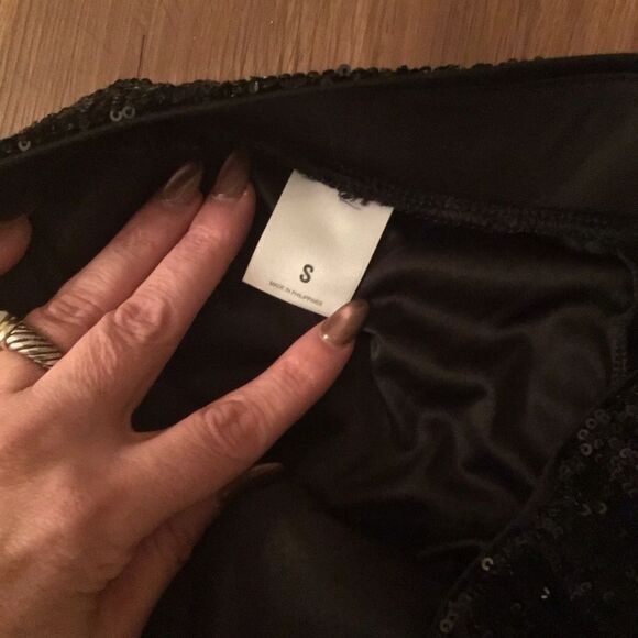 Express Sequin Black Women's Pants READ ALL - Picture 7 of 7